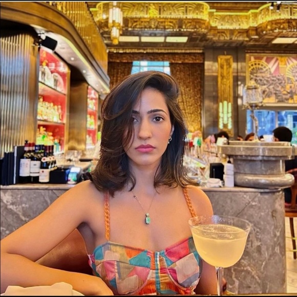 ZARA Chain Strap Print Dress - Picture 6 of 13